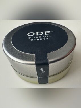 ODE Olive Oil Lip Balm - Silver & Black Tin